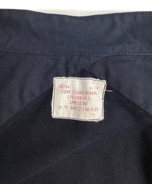 STONE ISLAND（ストーンアイランド）STONE ISLAND (ストーンアイランド) 00’s ワークジャケット ブラック サイズ:Ｍの古着・服飾アイテム
