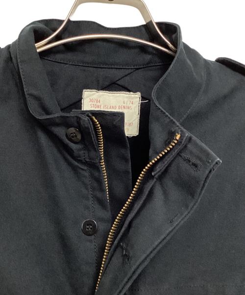STONE ISLAND（ストーンアイランド）STONE ISLAND (ストーンアイランド) 00’s ワークジャケット ブラック サイズ:Ｍの古着・服飾アイテム