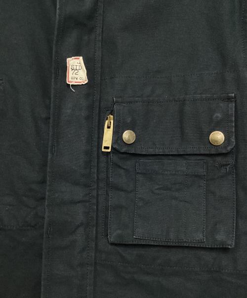 STONE ISLAND（ストーンアイランド）STONE ISLAND (ストーンアイランド) 00’s ワークジャケット ブラック サイズ:Ｍの古着・服飾アイテム