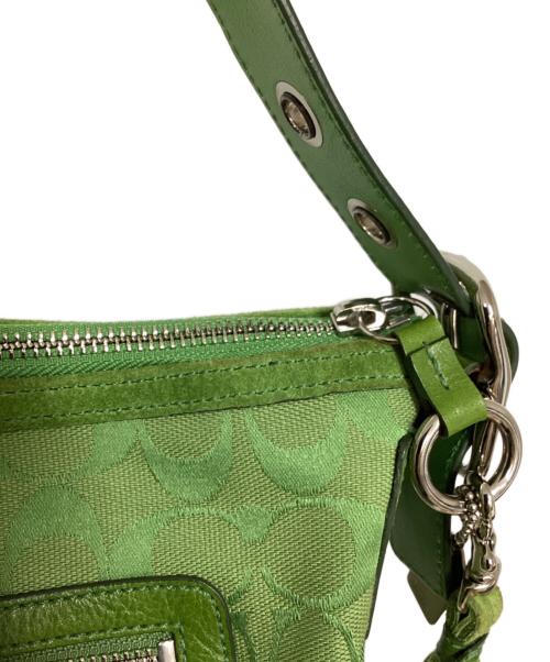 COACH（コーチ）COACH (コーチ) ハンドバッグ グリーンの古着・服飾アイテム