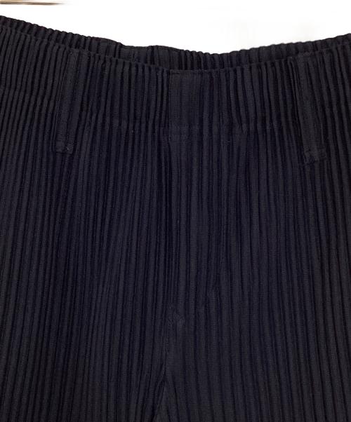 HOMME PLISSE ISSEY MIYAKE（オム プリッセ イッセイ ミヤケ）HOMME PLISSE ISSEY MIYAKE (オム プリッセ イッセイ ミヤケ) プリーツパンツ ネイビー サイズ:1の古着・服飾アイテム