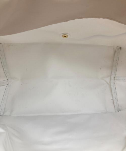 LONGCHAMP（ロンシャン）LONGCHAMP (ロンシャン) ル プリアージュ トップハンドルバッグ ベージュの古着・服飾アイテム