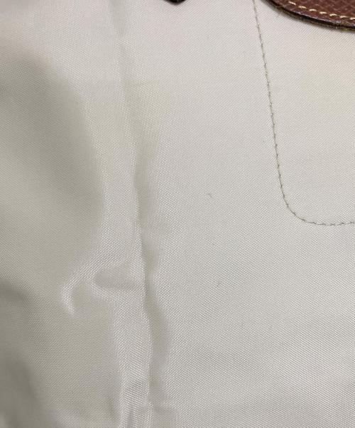 LONGCHAMP（ロンシャン）LONGCHAMP (ロンシャン) ル プリアージュ トップハンドルバッグ ベージュの古着・服飾アイテム