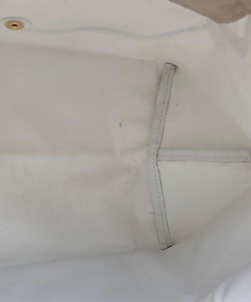 LONGCHAMP（ロンシャン）LONGCHAMP (ロンシャン) ル プリアージュ トップハンドルバッグ ベージュの古着・服飾アイテム
