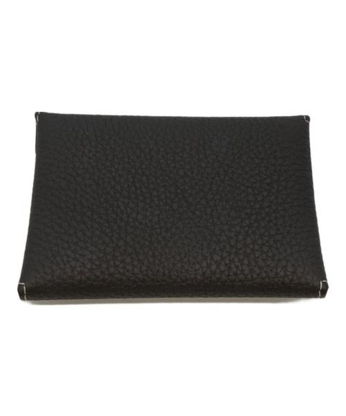 bonaventura（ボナベンチュラ）BONAVENTURA (ボナベンチュラ) エンベロープ カードケース シュリンクレザー チャコールグレーの古着・服飾アイテム