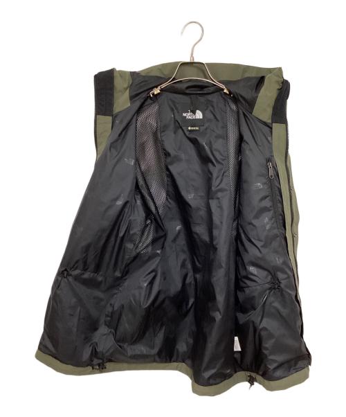 THE NORTH FACE（ザ ノース フェイス）THE NORTH FACE (ザ ノース フェイス) マウンテンライトジャケット カーキ×ブラック サイズ:Mの古着・服飾アイテム