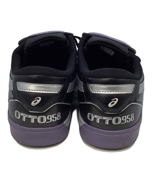 asics（アシックス）asics (アシックス) OTTO 958 (オット 958) ゲルフレッキー プロ/コラボシューズ/ローカットスニーカー ブラック×パープル サイズ:27.5cmの古着・服飾アイテム