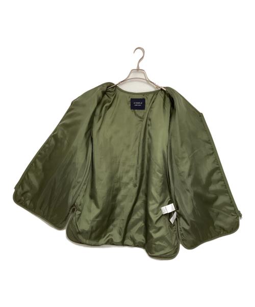 As know as olaca（アズノウアズ オオラカ）As know as olaca (アズノウアズ オオラカ) ダンシン小花キルテンジャケット/キルティングジャケット カーキ サイズ:3の古着・服飾アイテム