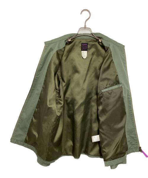 CUNE（キューン）CUNE (キューン) 刺繍たっぷりのコットンブルゾン カーキ サイズ:3の古着・服飾アイテム