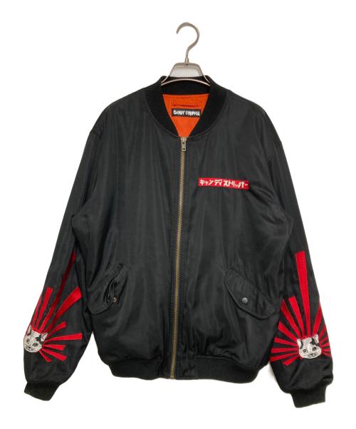 Candy Stripper（キャンディーストリッパー）Candy Stripper (キャンディーストリッパー) DAZED CAT MA-1 ブラック サイズ:Ｍの古着・服飾アイテム