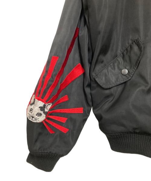 Candy Stripper（キャンディーストリッパー）Candy Stripper (キャンディーストリッパー) DAZED CAT MA-1 ブラック サイズ:Ｍの古着・服飾アイテム