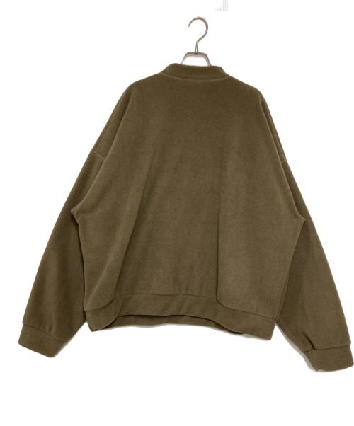 BALENCIAGA（バレンシアガ）BALENCIAGA (バレンシアガ) モックネックフリーススウェット ブラウン サイズ:XXSの古着・服飾アイテム