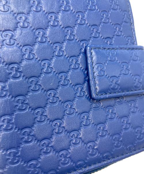 GUCCI（グッチ）GUCCI (グッチ) 2つ折り財布 ブルーの古着・服飾アイテム