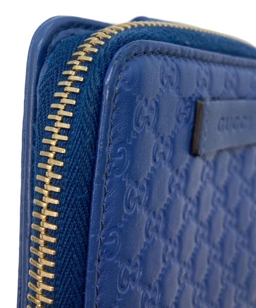 GUCCI（グッチ）GUCCI (グッチ) 2つ折り財布 ブルーの古着・服飾アイテム