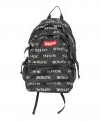SUPREMEシュプリーム）の古着「3M Reflective Repeat Backpack」｜ブラック