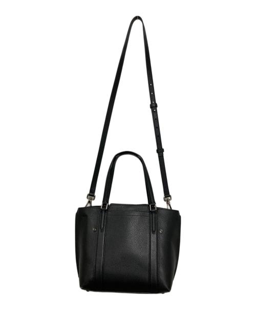 COLE HAAN（コールハーン）COLE HAAN (コールハーン) 2WAY スモール ターンロックトート バッグ ブラックの古着・服飾アイテム