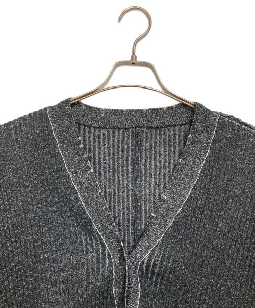 MAISON SPECIAL（メゾンスペシャル）MAISON SPECIAL (メゾンスペシャル) インサイドアウト クロップド ニットカーディガン/Inside-out cropped knit cardigan ブラック サイズ:freeの古着・服飾アイテム