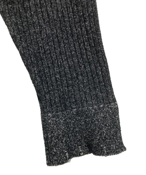 MAISON SPECIAL（メゾンスペシャル）MAISON SPECIAL (メゾンスペシャル) インサイドアウト クロップド ニットカーディガン/Inside-out cropped knit cardigan ブラック サイズ:freeの古着・服飾アイテム