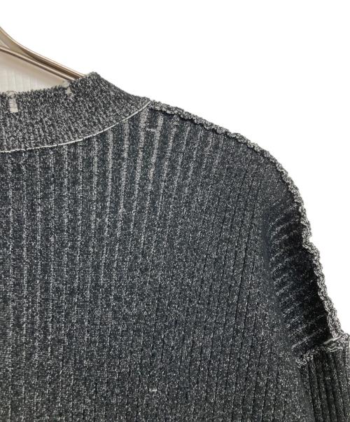 MAISON SPECIAL（メゾンスペシャル）MAISON SPECIAL (メゾンスペシャル) インサイドアウト クロップド ニットカーディガン/Inside-out cropped knit cardigan ブラック サイズ:freeの古着・服飾アイテム