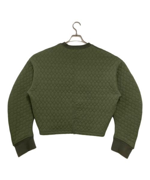 MAISON SPECIAL（メゾンスペシャル）MAISON SPECIAL (メゾンスペシャル) キルティングショートトップ/quilted short top グリーン サイズ:freeの古着・服飾アイテム