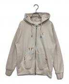 graniph×金色のガッシュベルグラニフ×キンイロノガッシュベル）の古着「キャンチョメ ジップパーカー」｜ベージュ