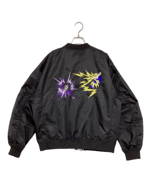 graniph（グラニフ）graniph (グラニフ) 金色のガッシュベル (キンイロノガッシュベル) 最後の戦い リバーシブルブルゾン ブラック サイズ:Mの古着・服飾アイテム