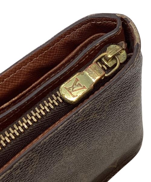 LOUIS VUITTON（ルイ ヴィトン）LOUIS VUITTON (ルイ ヴィトン) 2つ折り財布/コンパクトジップ ブラウンの古着・服飾アイテム