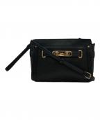 COACHコーチ）の古着「スワッガー2WAYショルダーバッグ」｜ブラック