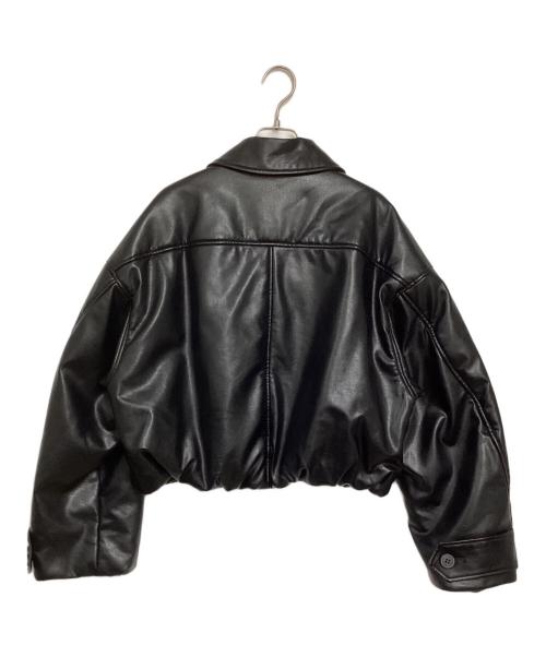 MAISON SPECIAL（メゾンスペシャル）MAISON SPECIAL (メゾンスペシャル) Vegan Leather Balloon Blouson ブラック サイズ:Freeの古着・服飾アイテム
