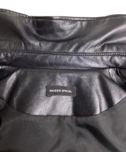 MAISON SPECIAL（メゾンスペシャル）MAISON SPECIAL (メゾンスペシャル) Vegan Leather Balloon Blouson ブラック サイズ:Freeの古着・服飾アイテム