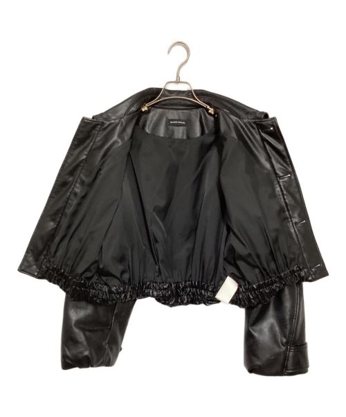 MAISON SPECIAL（メゾンスペシャル）MAISON SPECIAL (メゾンスペシャル) Vegan Leather Balloon Blouson ブラック サイズ:Freeの古着・服飾アイテム