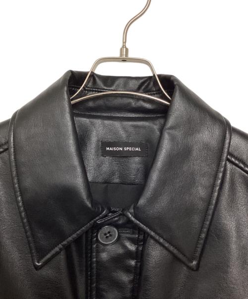 MAISON SPECIAL（メゾンスペシャル）MAISON SPECIAL (メゾンスペシャル) Vegan Leather Balloon Blouson ブラック サイズ:Freeの古着・服飾アイテム