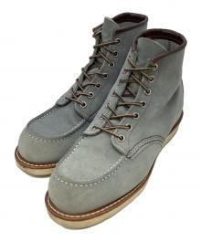 RED WING（レッドウィング）の古着「6-inch Classic Moc/6インチ クラシック モック/ワークイブーツ/スウェードブーツ」｜ダスティブルー
