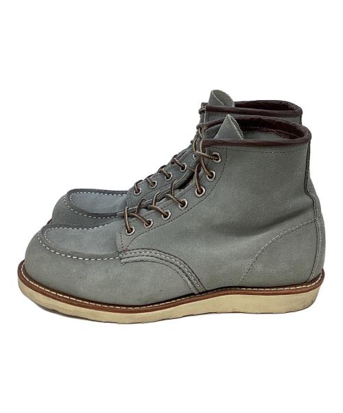 RED WING（レッドウィング）RED WING (レッドウィング) 6-inch Classic Moc/6インチ クラシック モック/ワークイブーツ/スウェードブーツ ダスティブルー サイズ:25.5の古着・服飾アイテム
