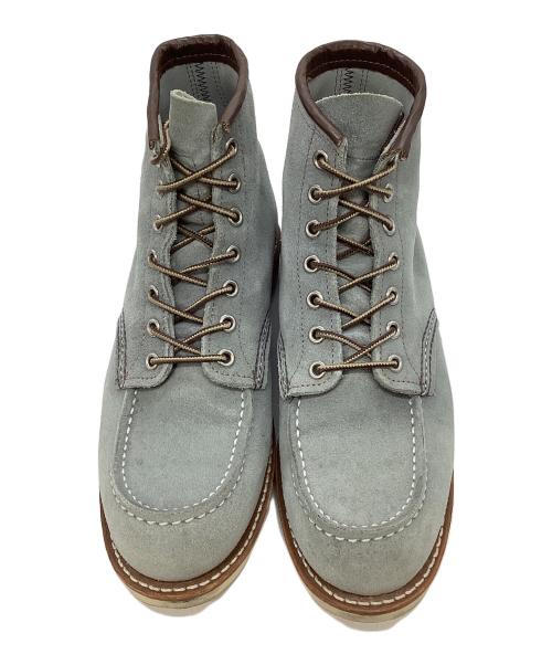 RED WING（レッドウィング）RED WING (レッドウィング) 6-inch Classic Moc/6インチ クラシック モック/ワークイブーツ/スウェードブーツ ダスティブルー サイズ:25.5の古着・服飾アイテム