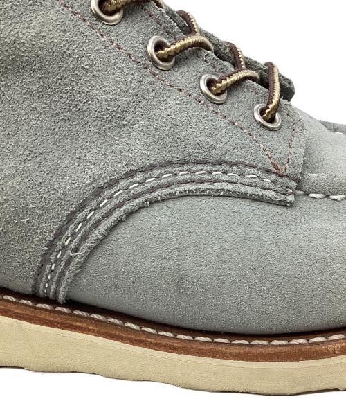 RED WING（レッドウィング）RED WING (レッドウィング) 6-inch Classic Moc/6インチ クラシック モック/ワークイブーツ/スウェードブーツ ダスティブルー サイズ:25.5の古着・服飾アイテム