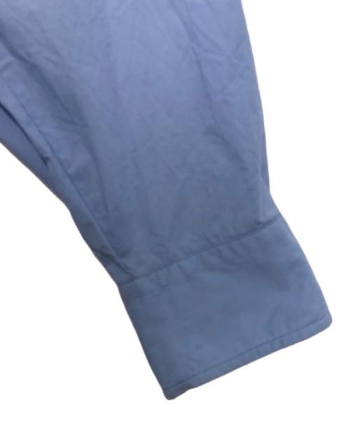 MM6 Maison Margiela（エムエムシックスメゾンマルジェラ）MM6 Maison Margiela (エムエムシックスメゾンマルジェラ) Scarf Bac Cropped Shirt ブルー サイズ:42の古着・服飾アイテム