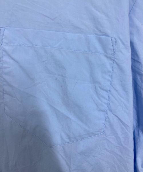 MM6 Maison Margiela（エムエムシックスメゾンマルジェラ）MM6 Maison Margiela (エムエムシックスメゾンマルジェラ) Scarf Bac Cropped Shirt ブルー サイズ:42の古着・服飾アイテム