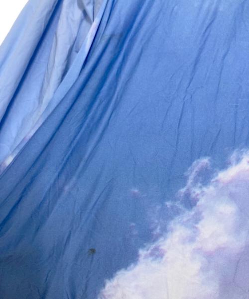 MM6 Maison Margiela（エムエムシックスメゾンマルジェラ）MM6 Maison Margiela (エムエムシックスメゾンマルジェラ) Scarf Bac Cropped Shirt ブルー サイズ:42の古着・服飾アイテム