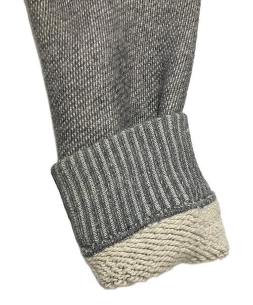 Hysteric Glamour（ヒステリックグラマー）Hysteric Glamour (ヒステリックグラマー) ワンポイント ガール ロゴ ショールカラー スウェット カーディガン グレー サイズ:Lの古着・服飾アイテム