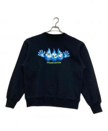 BEAMS T（ビームス ティー）の古着「nico ito / Crewneck Sweat①/クルーネックスウェット」｜ブラック