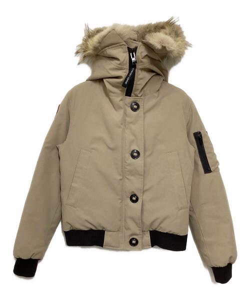 CANADA GOOSE（カナダグース）CANADA GOOSE (カナダグース) LABRADOR BOMBER ダウンジャケット ベージュ サイズ:Sの古着・服飾アイテム
