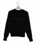 COMME des GARCONS HOMME (コムデギャルソン オム) ウールラインニット ブラック サイズ:free：10000円