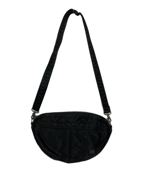 PORTER（ポーター）PORTER (ポーター) ハーフムーン ショルダーバッグ ブラックの古着・服飾アイテム