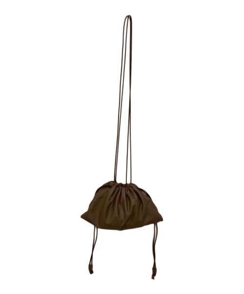 Plage（プラージュ）Plage (プラージュ) les Tendre leather clutch ブラウンの古着・服飾アイテム