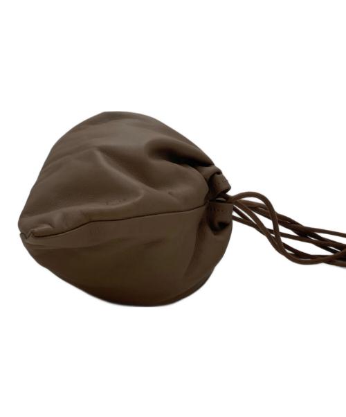 Plage（プラージュ）Plage (プラージュ) les Tendre leather clutch ブラウンの古着・服飾アイテム