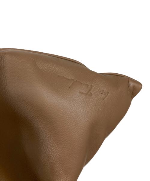 Plage（プラージュ）Plage (プラージュ) les Tendre leather clutch ブラウンの古着・服飾アイテム