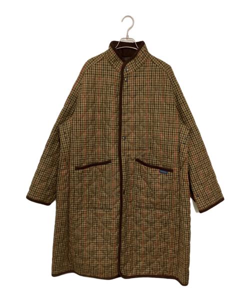 LAVENHAM（ラベンハム）LAVENHAM (ラベンハム) Product Twelve (プロダクトトゥエルブ) EDIFICE (エディフィス) EDIFICE 30th QUILT COAT(Gunclub) ブラウン サイズ:Lの古着・服飾アイテム