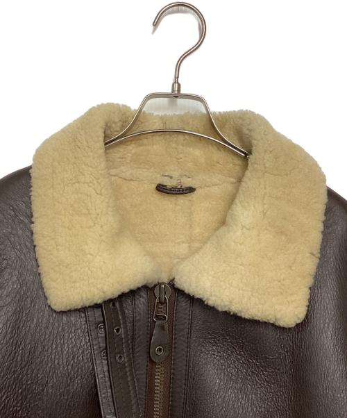 MADD（マッド）MADD (マッド) B-9 フライトジャケット ブラウン×ベージュ サイズ:Lの古着・服飾アイテム