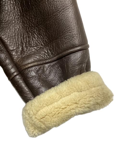 MADD（マッド）MADD (マッド) B-9 フライトジャケット ブラウン×ベージュ サイズ:Lの古着・服飾アイテム